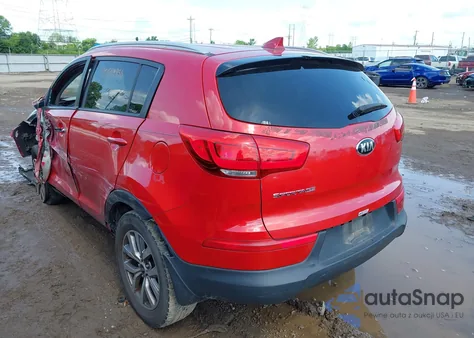 2015 Kia Sportage Lx из США, поврежденный, VIN KNDPB3AC2F7734819